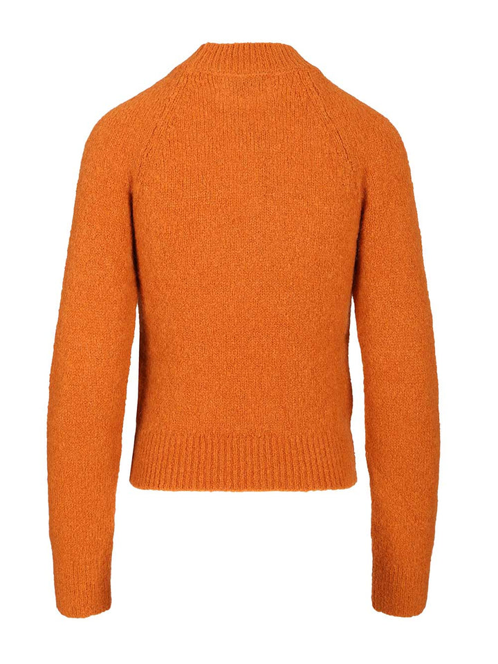 Dries Van Noten Fitted Sweater Knitwear - Orange | 00c0467f040d72c3086900cd0f0209791d5c2b0d
