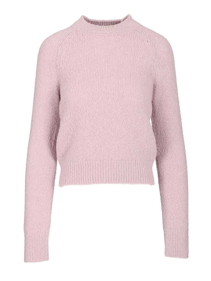 Dries Van Noten Fitted Sweater Knitwear - Violet | 2f9ddbc5f541fe329e57637ea2163bd739a73835
