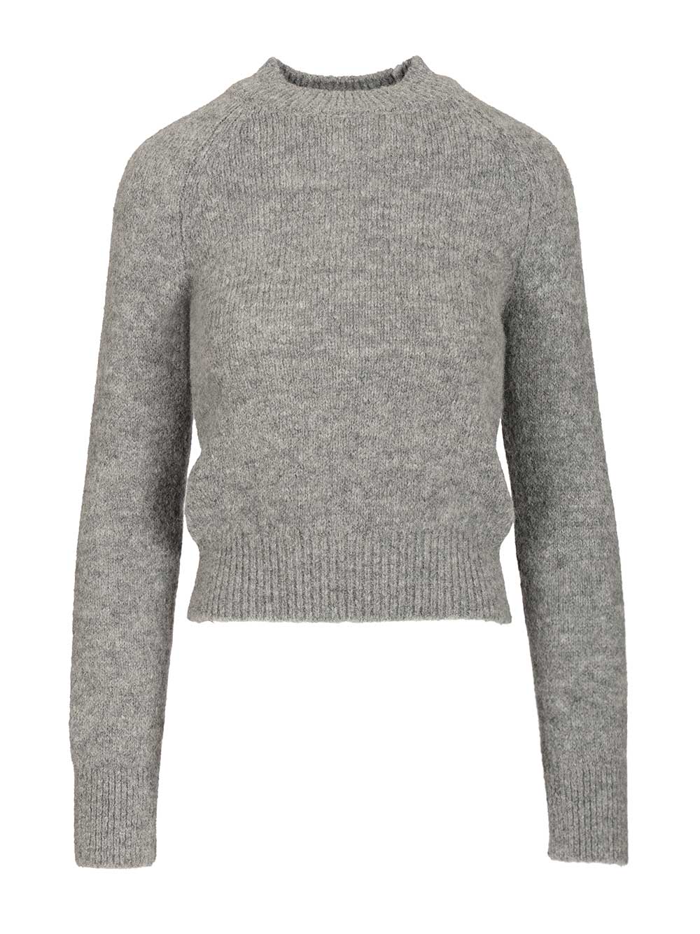 Dries Van Noten Fitted Sweater Knitwear - Grey | a04f5297100081391087fdcd933ceb8ff0422588