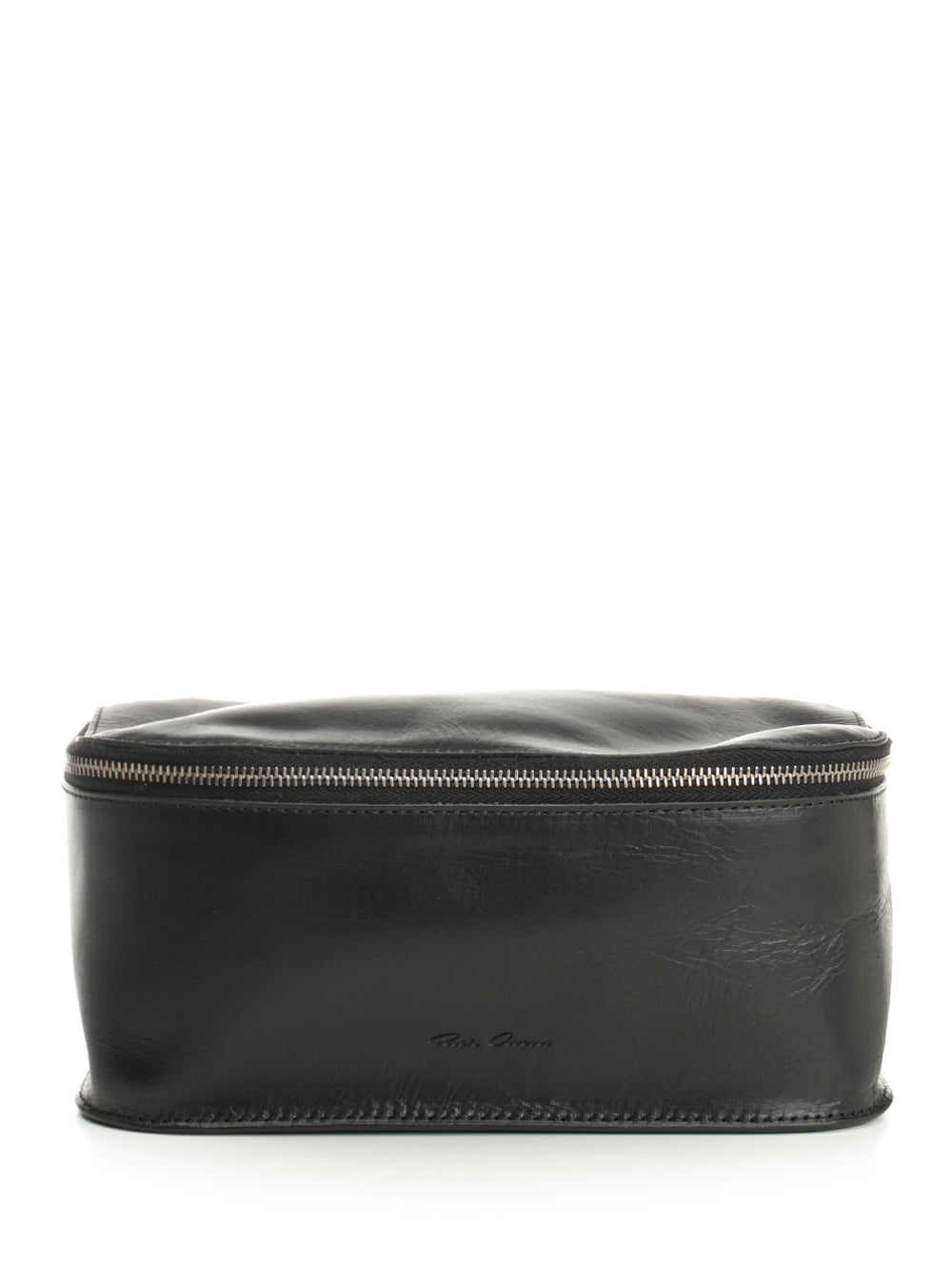 Rick Owens Medium Leather Beauty Case Small leather goods - Black | 9693ae884f7be19a1fb787e490d9741a13dd6abe