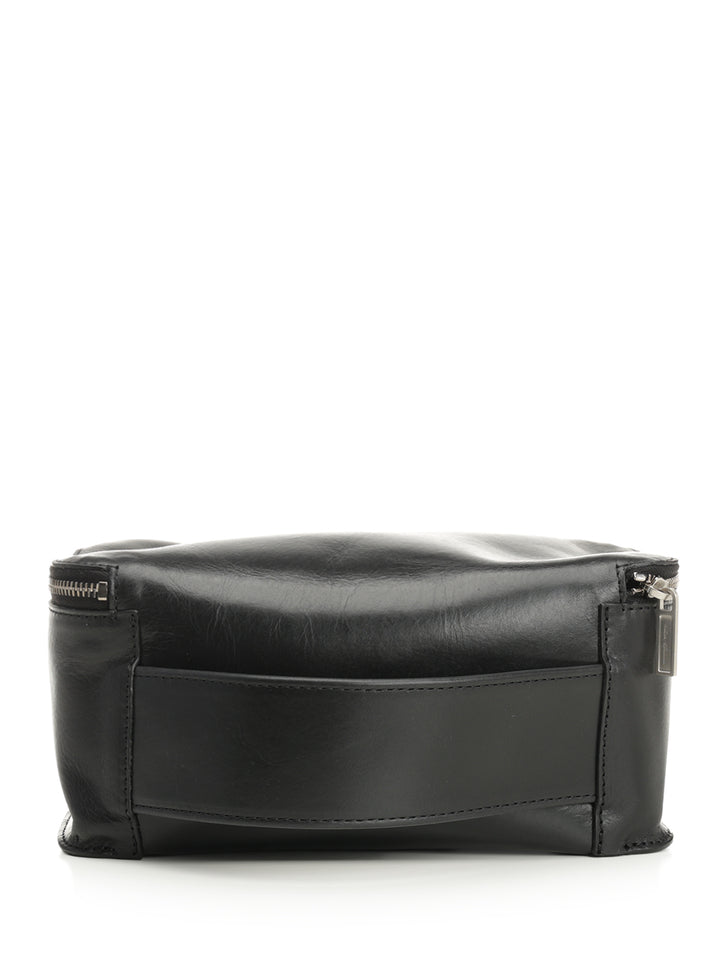 Rick Owens Medium Leather Beauty Case Small leather goods - Black | a498ffeeac18568a51f632100ad0a4c443a6afe5