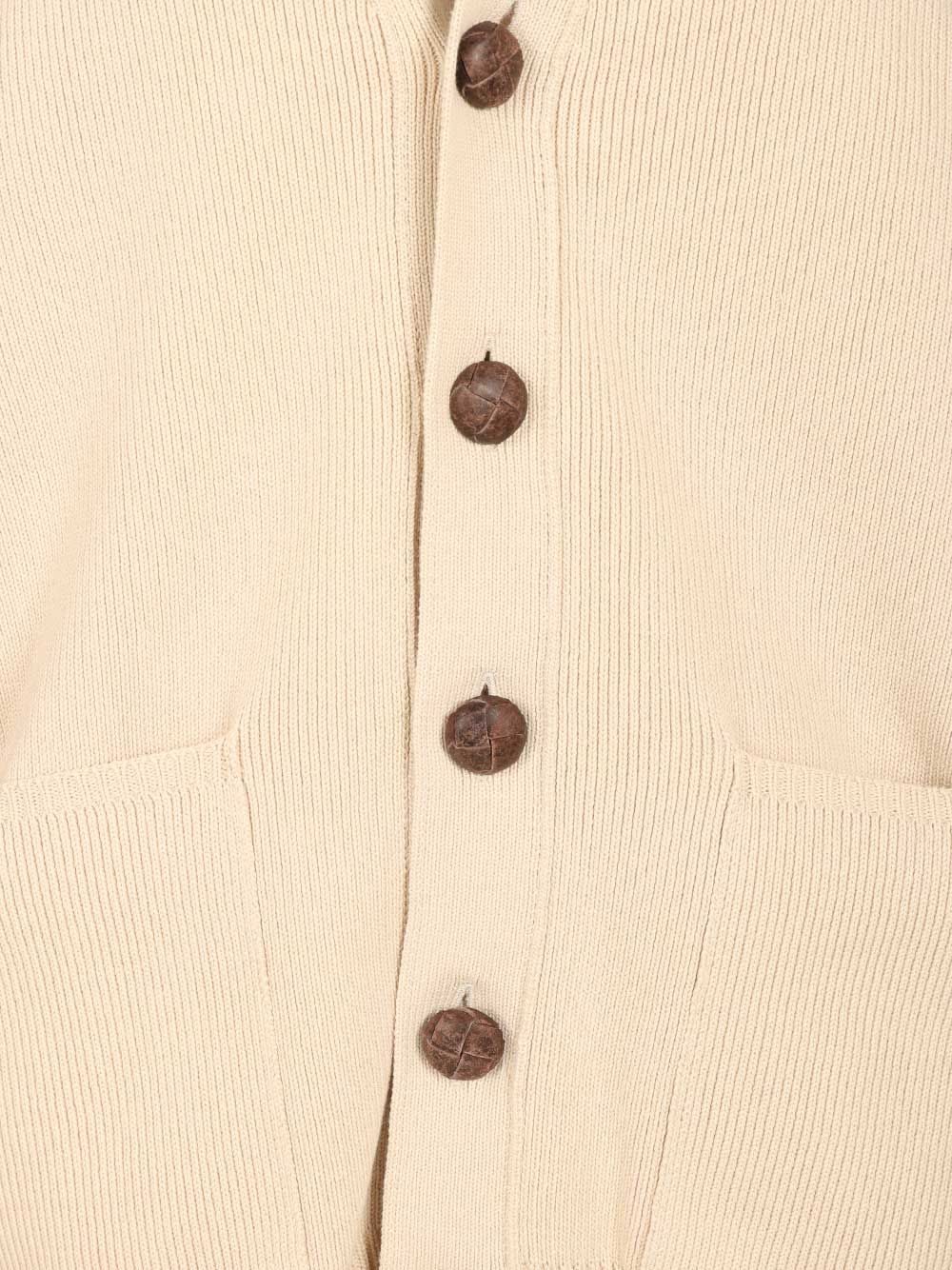 Golden Goose Deluxe Brand Organic Cotton Cardigan Knitwear - Beige | 1a136cc24cd2a40dccab4ab4d50dd2b77dcf9093