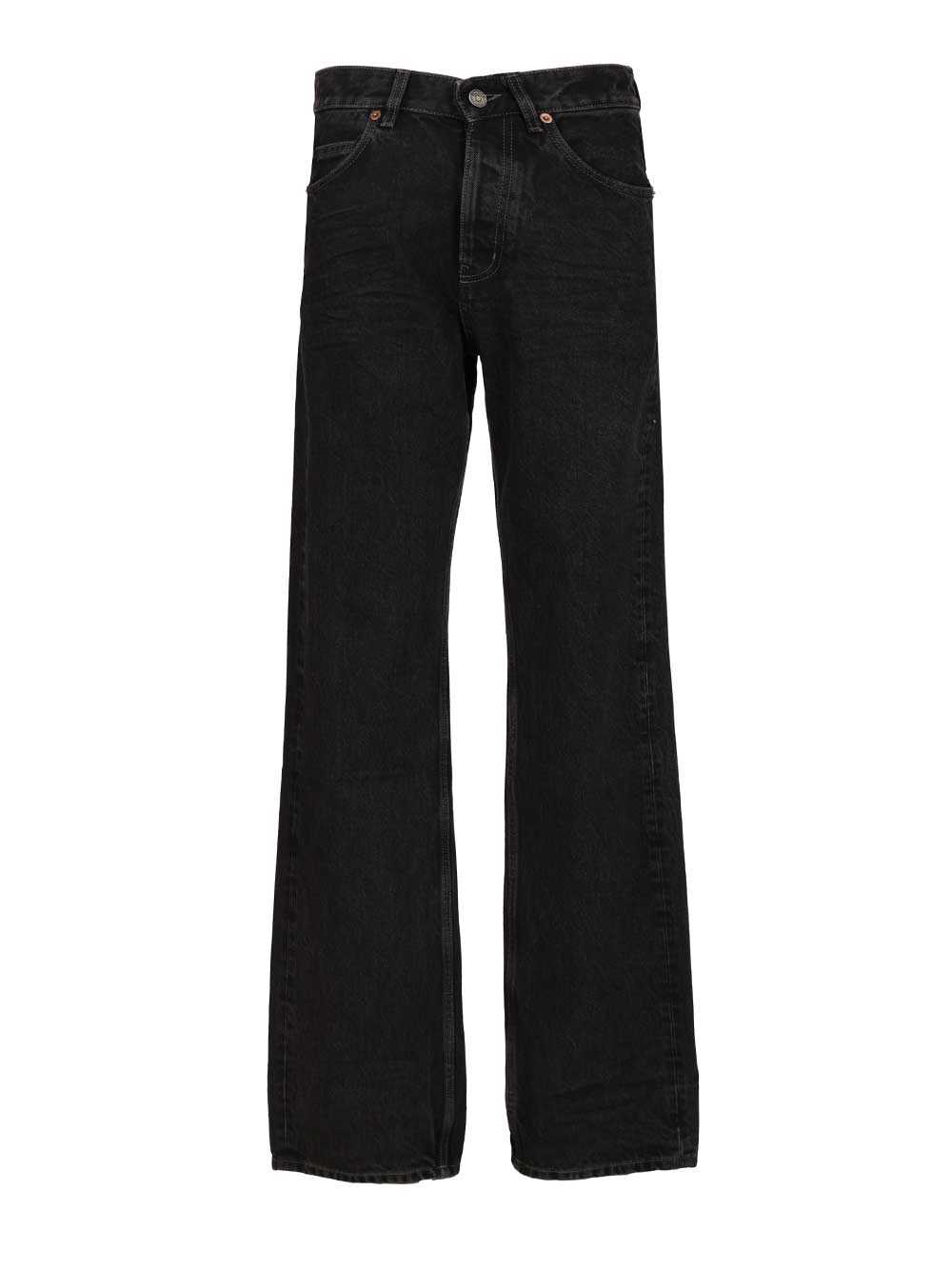 Saint Laurent V-Neck Jeans - Black | 1b9a853875069d6cd032af235aab46f761567412