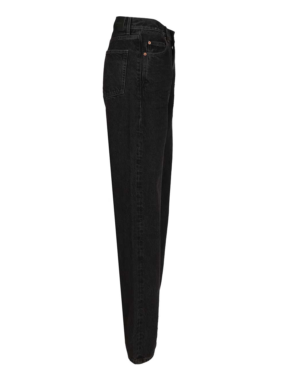 Saint Laurent V-Neck Jeans - Black | 99aabd4bb0219f91870e88b98d7fac4fcb3471f5