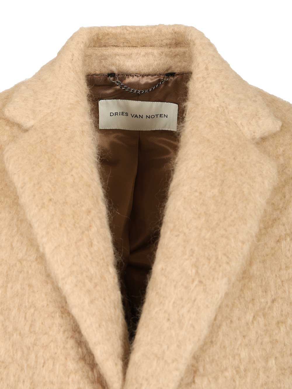 Dries Van Noten Rustic Coats - Beige | 116253e10913ddd0f4d4bb5cac6ed97900962b6b
