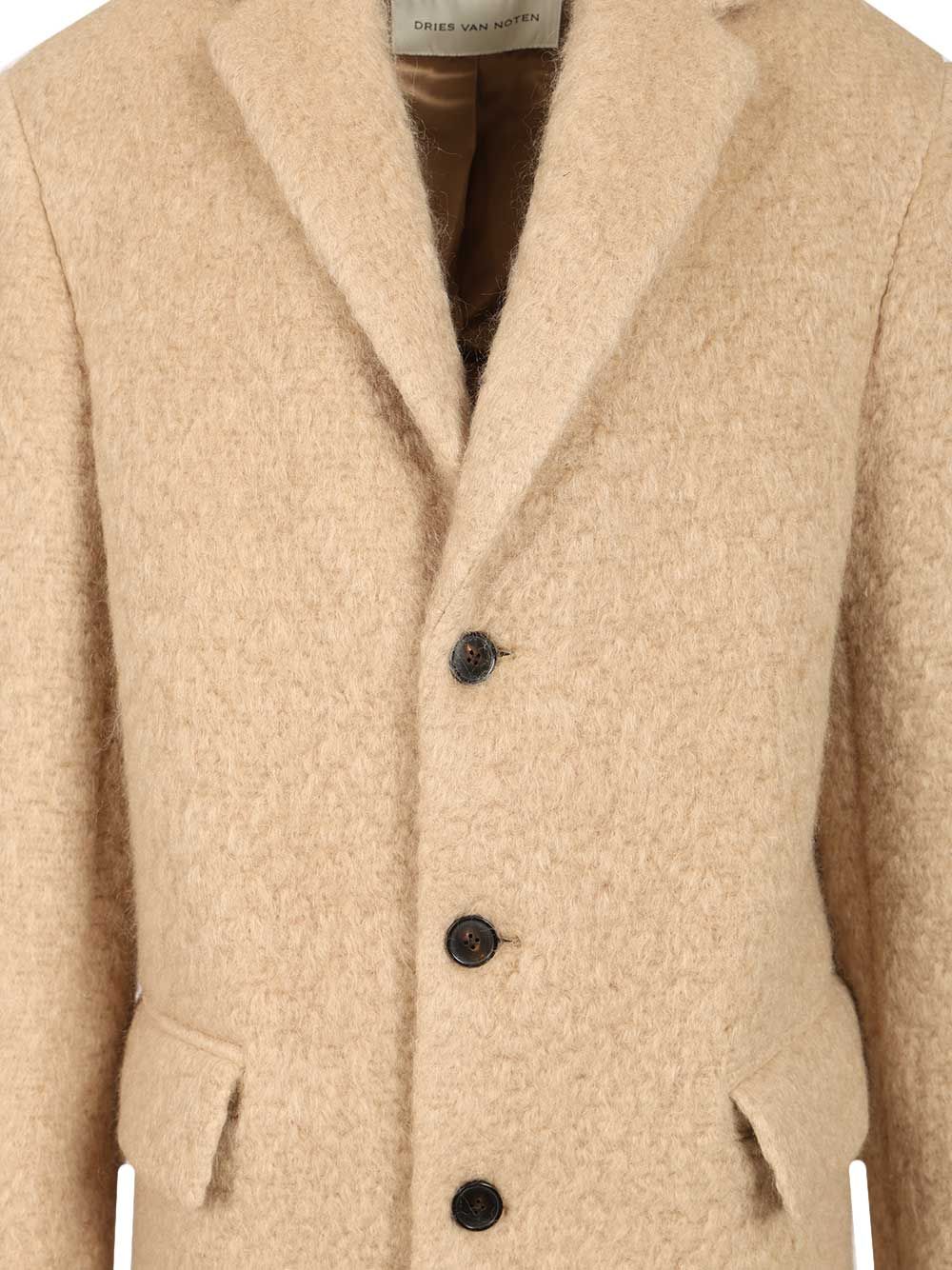 Dries Van Noten Rustic Coats - Beige | 143cc2d750681bd3aae4e35a28f718fe2f151440