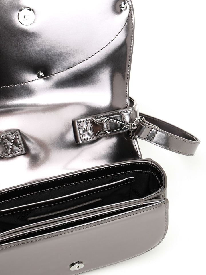 Diesel 1dr Shoulder Bags - Grey | 02bf8a122a42e7eaf20479300eeacd07f36e3496