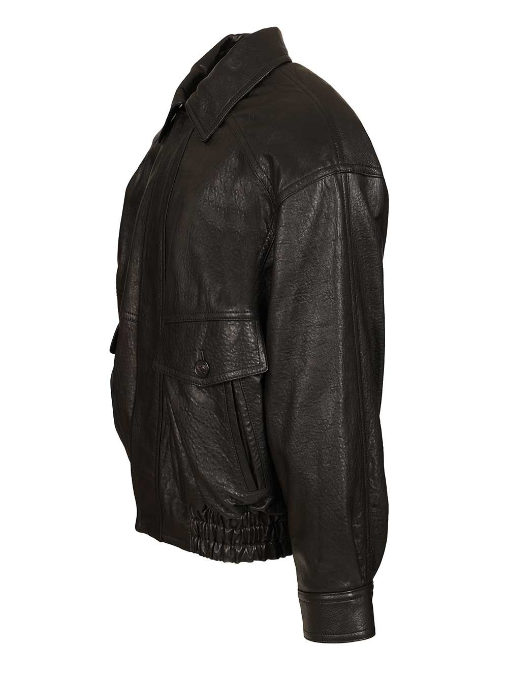 Saint Laurent Puffer Bomber Jacket Jackets - Black | 457f83fb86a648129e40e78b9c6e5dc168100093