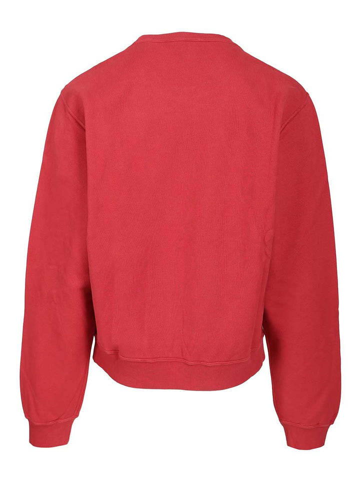 Saint Laurent Cotton Sweatshirt Sweatshirts - Red | fdba72a34047ae02c237b802b3c3839628fe414c