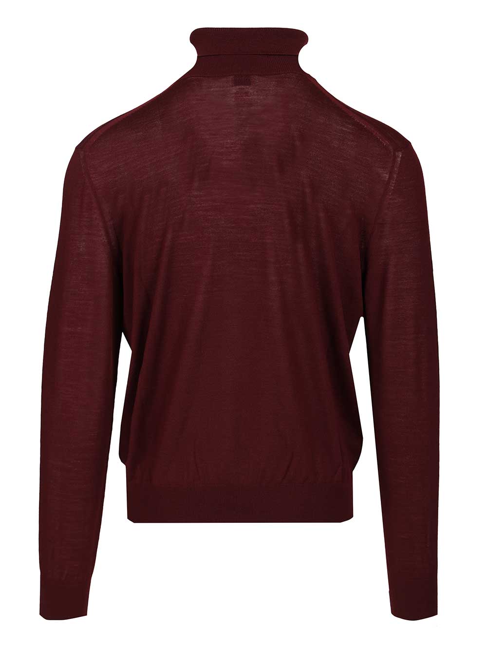 Saint Laurent Wool Turtleneck Knitwear - Bordeaux | b84acd1b3ed0401dabdc4d2d4be301abe196a738