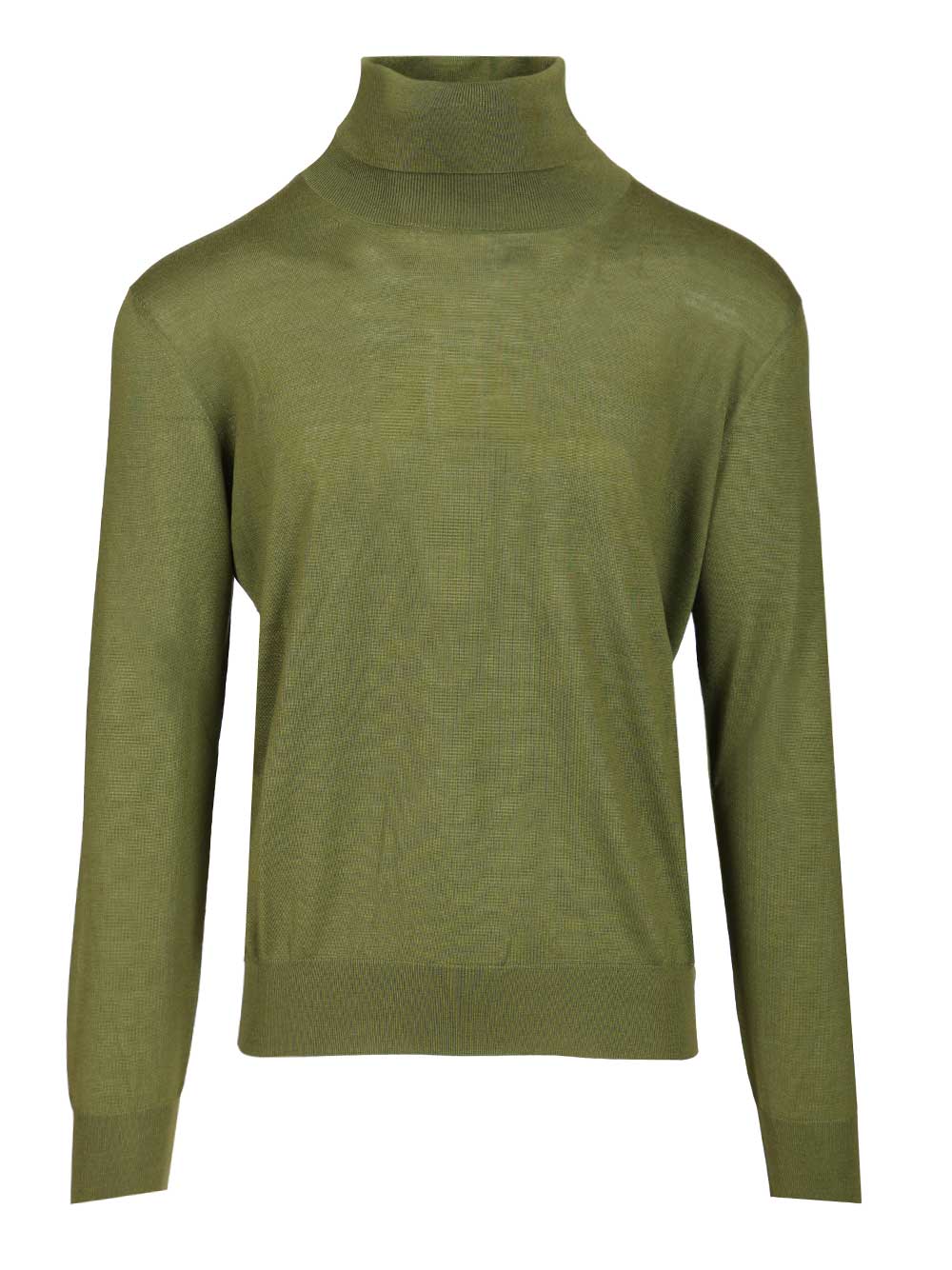 Saint Laurent Cashmere, Wool And Silk Turtleneck Sweater Knitwear - Green | beca73ff70c41a74b01573e917ad2614b42a7579