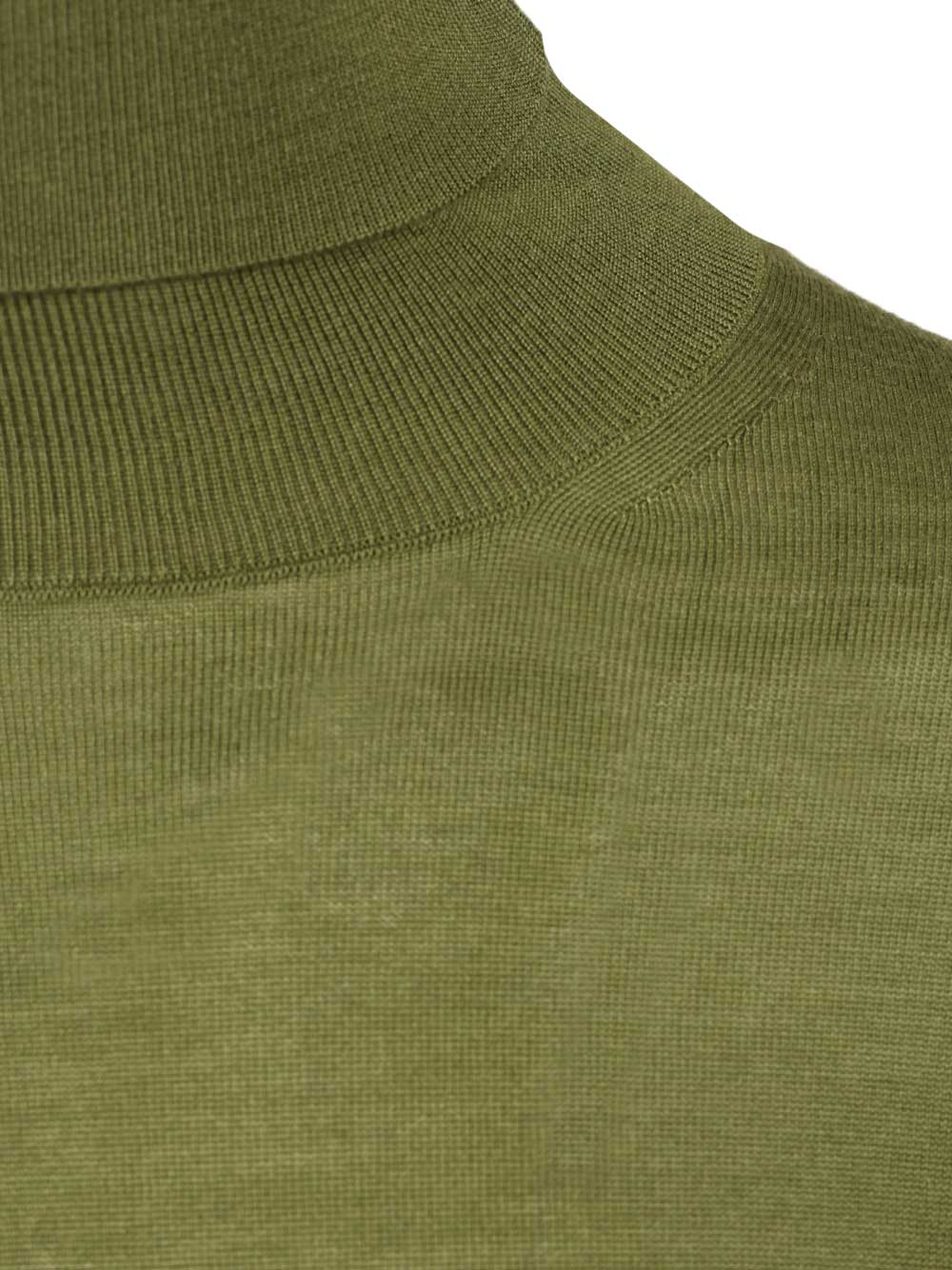 Saint Laurent Cashmere, Wool And Silk Turtleneck Sweater Knitwear - Green | 7335054df710cdb5fbbf85b23bb1268aeefe7c7c