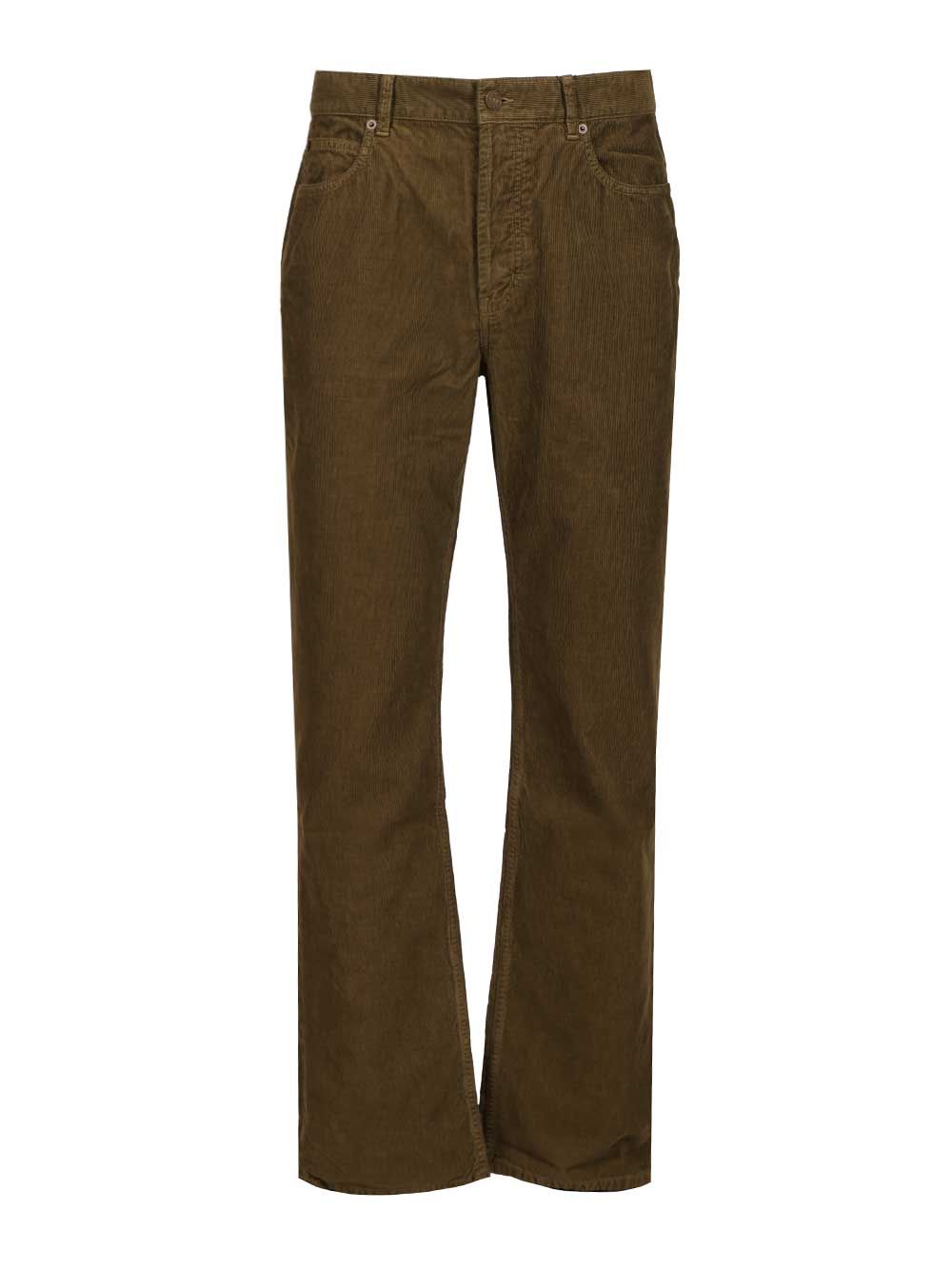 Saint Laurent Corduroy Trousers Jeans - Green | 540ba7585af4380370e3f19fcc10ac43772a840f