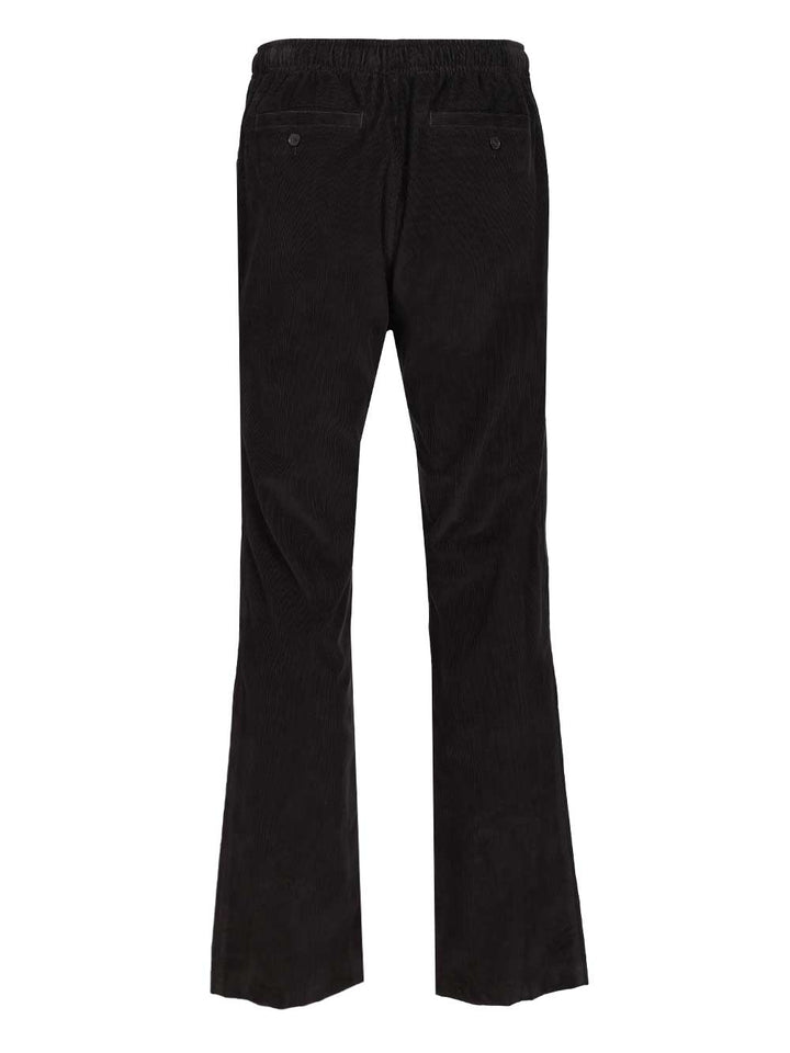 Palm Angels Cotton Trousers - Black | 60f22473b494e9075d8b95fbc51bb24eb6663ec0