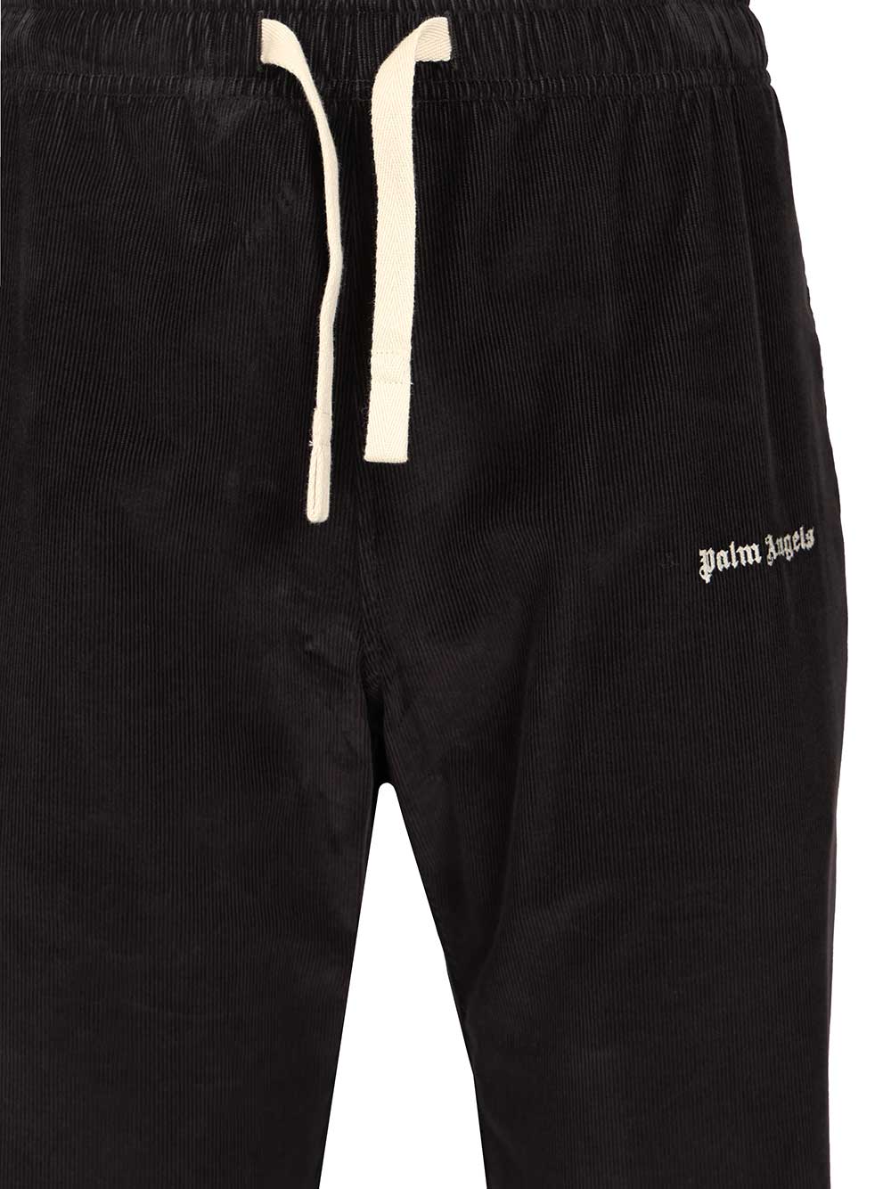 Palm Angels Cotton Trousers - Black | d952ab262477687d4fa4e11fbcb293f5e4dbd40b