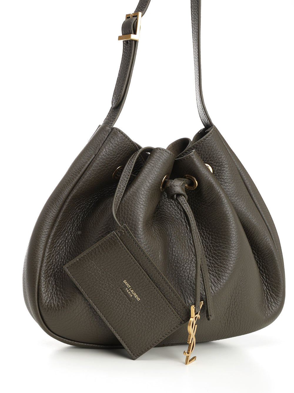 Saint Laurent Paris Vii Shoulder Bags - Green | eb42fa3edf679b11eff7e9d0bace56f216ad409e
