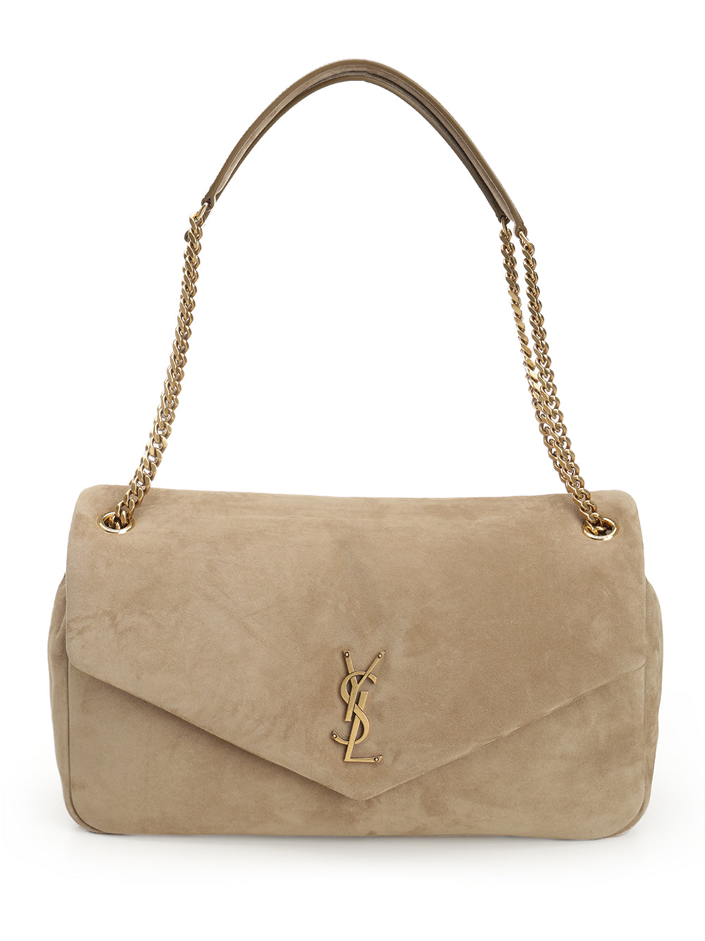 Saint Laurent Calypso Shoulder Bags - Beige | d90da7560bfdc5ee555f3f3bd29c4237254b0105