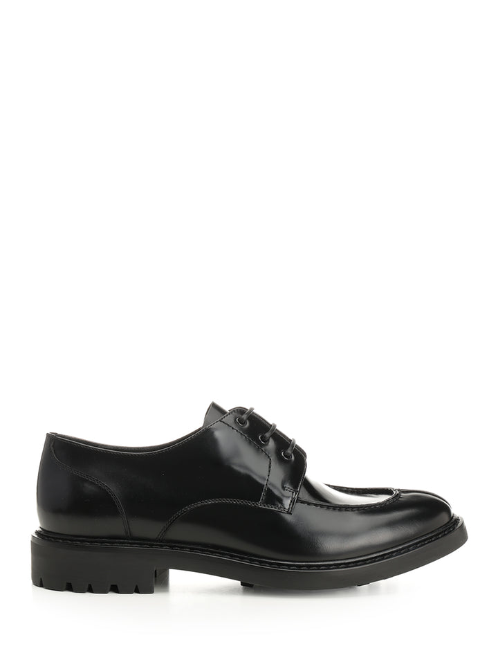 Saint Laurent Lino Lace-Up Shoes - Black | 23a1d08fe9553fd5ba39226fb66490d46288e0c9