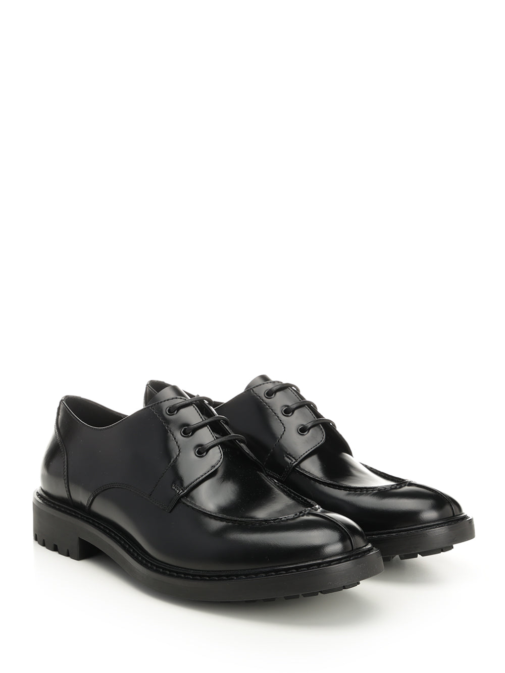 Saint Laurent Lino Lace-Up Shoes - Black | dd3252996745661b2179b1a705e4dc7281a056b9
