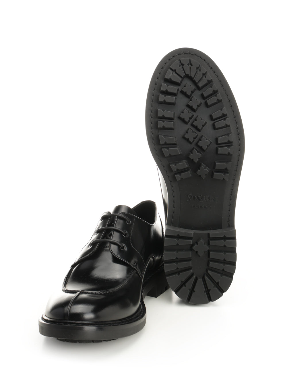Saint Laurent Lino Lace-Up Shoes - Black | 5abdd122586523c0530b6b78cd4727f7bd3e15d7