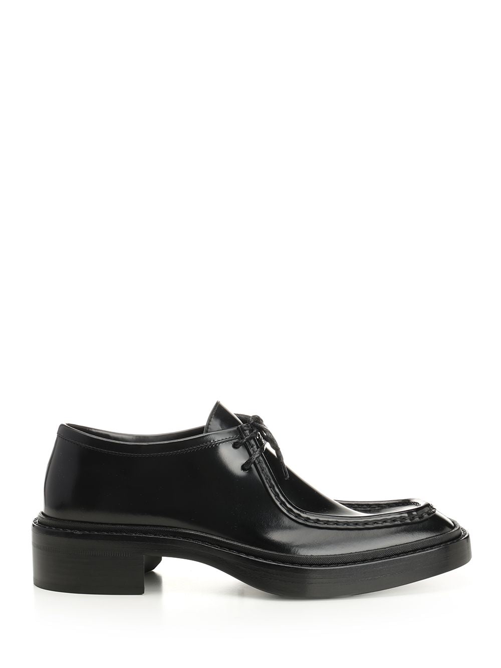 Saint Laurent Harvey Lace-Up Shoes - Black | d53006a8ed2cbcaedd1ea7149da55e687fd74635