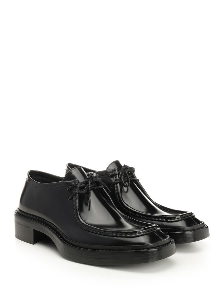 Saint Laurent Harvey Lace-Up Shoes - Black | 6fce79b7d44009f683c0f3c0dd2dc841787ea174
