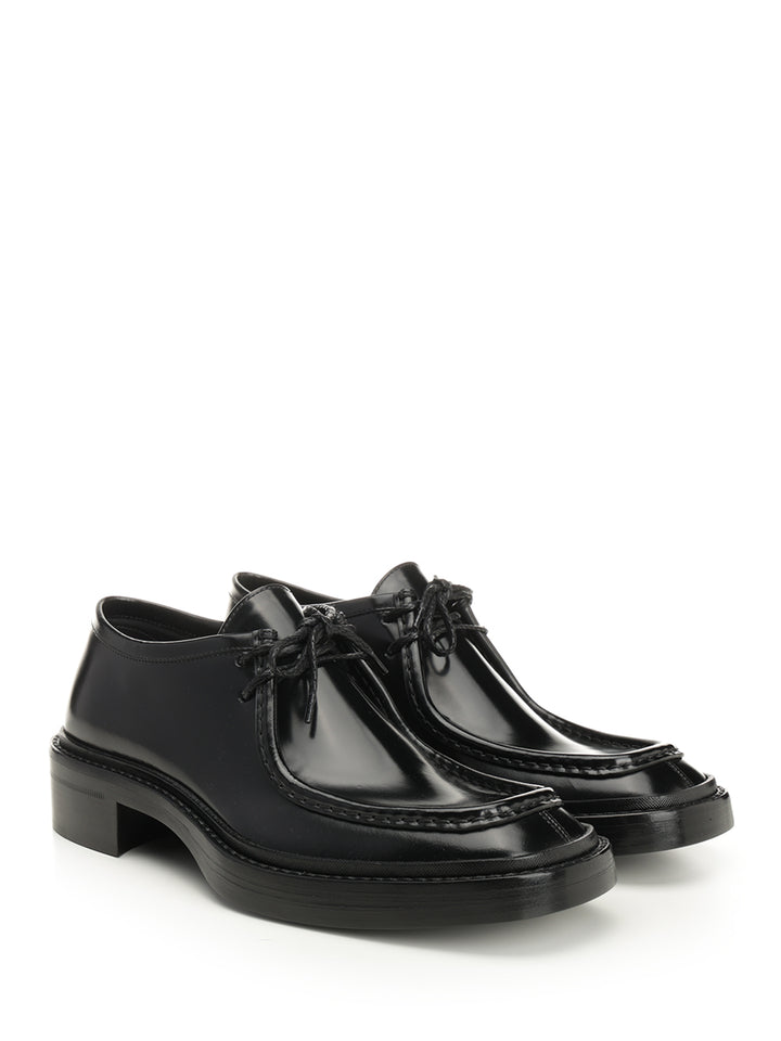 Saint Laurent Harvey Lace-Up Shoes - Black | eacf7cadd9d2a92954d75e2883ebea0d69d96a30