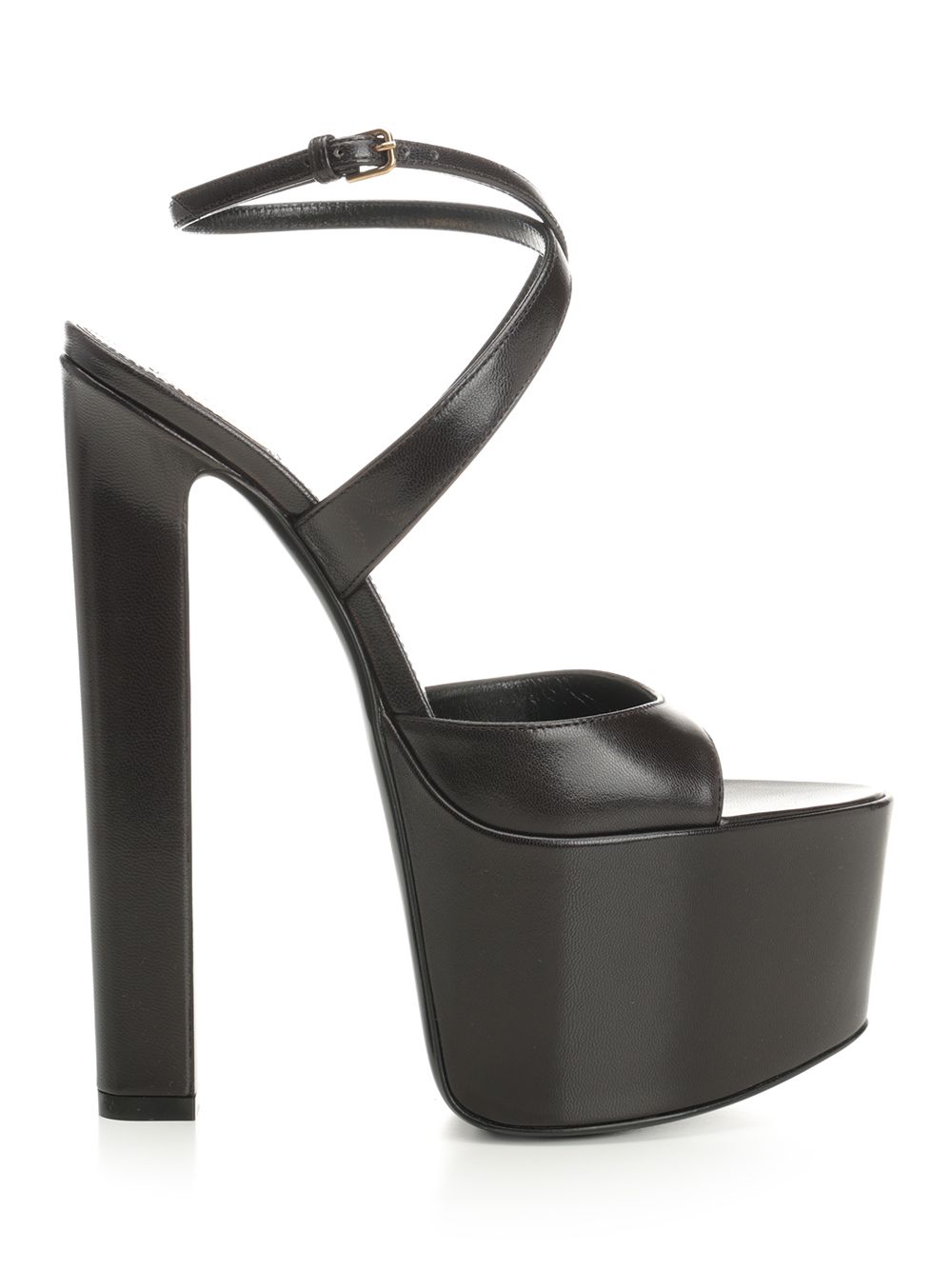 Saint Laurent Rossy Sandals - Brown | eaf3cc6599b9eb3d79023af2a1b9817cc0798087