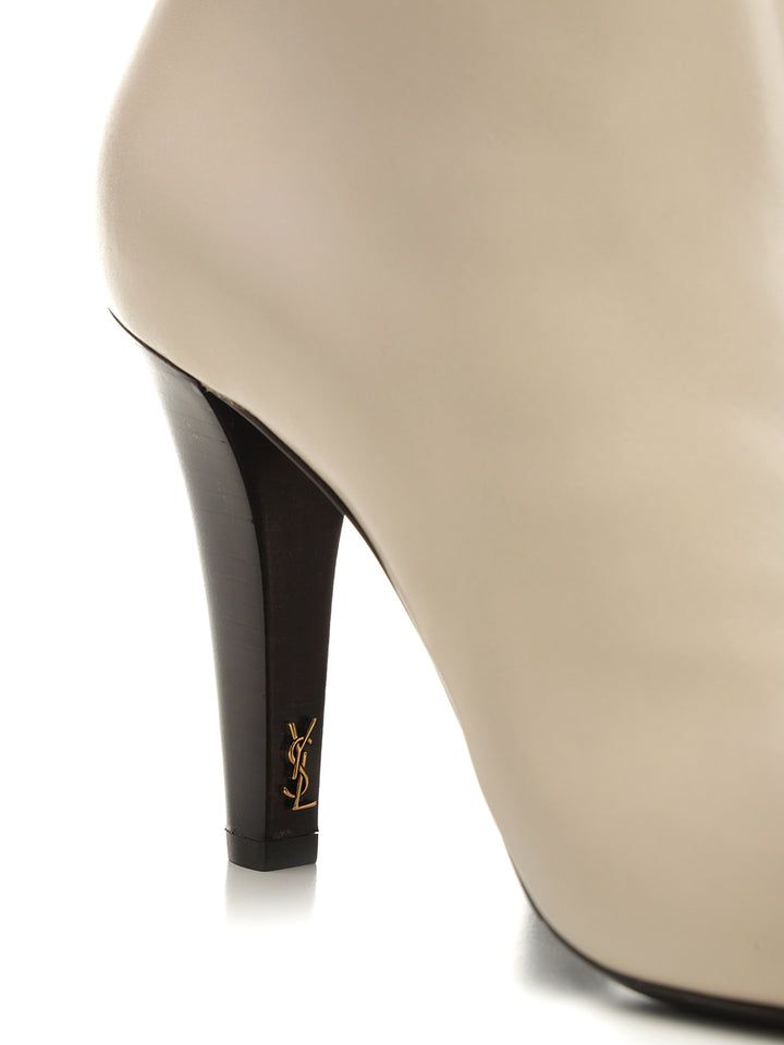 Saint Laurent Jill Boots - Beige | f9a5284d3365188b6a118a8a50127c163c43efa2
