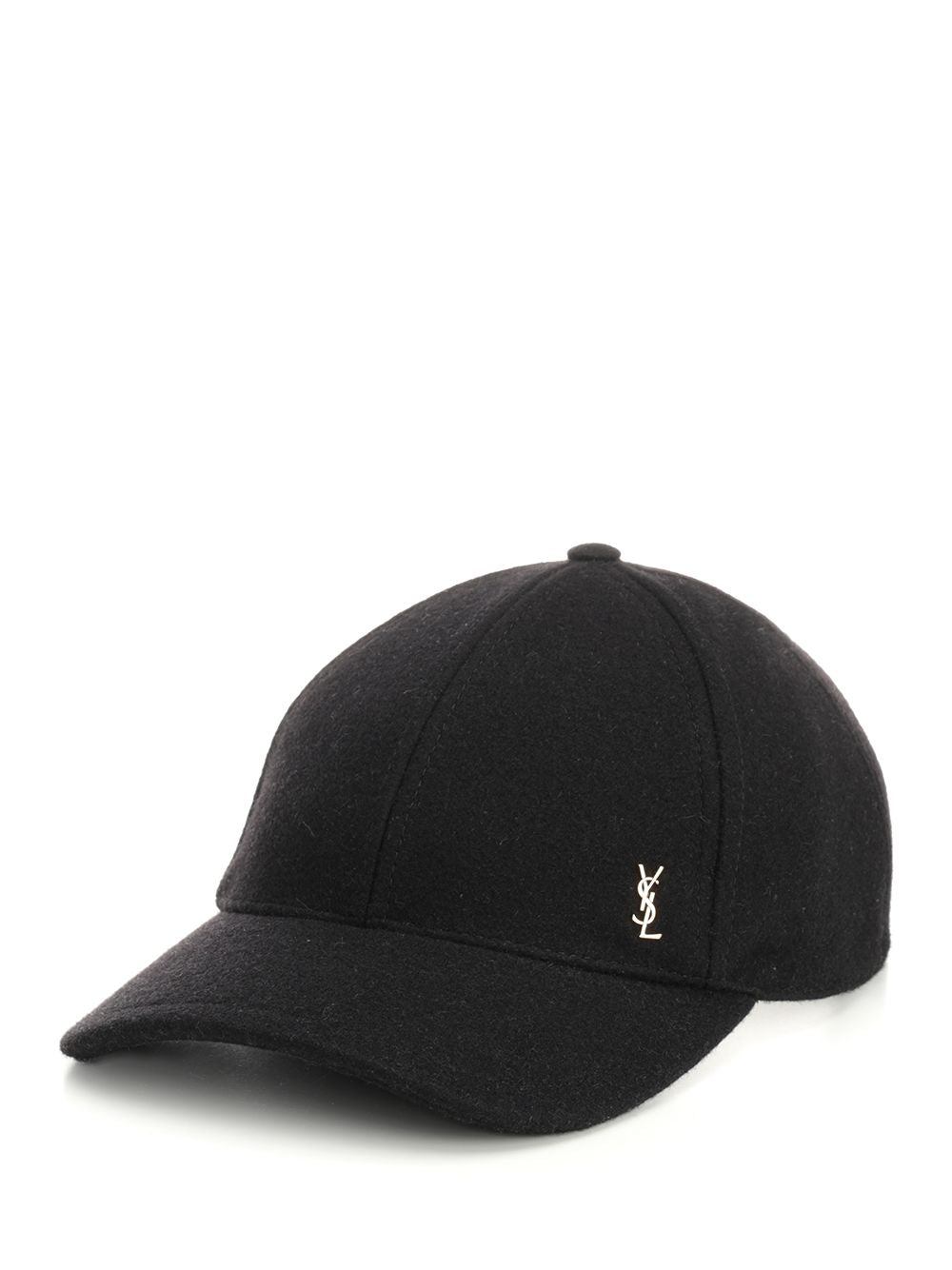 Saint Laurent Ysl Hats - Black | dff39609cc4e6b86fbcc52b1943d00ca54ba4e85