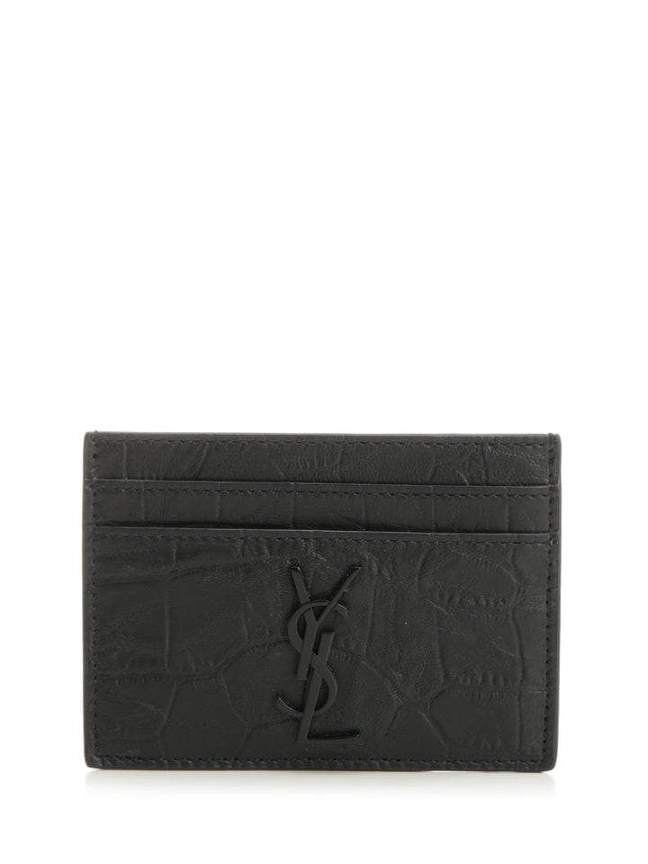 Saint Laurent Cassandre Wallets - Black | 86edc45bf1db021d809323bc9c57fc1a46460551