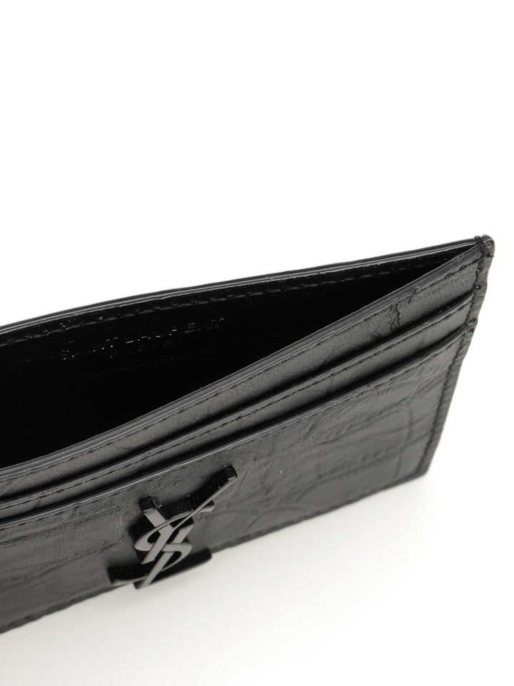 Saint Laurent Cassandre Wallets - Black | 92a06565f87907cdeb6180609dd7373d7bea770a