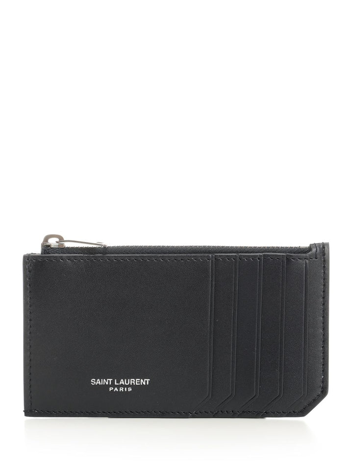 Saint Laurent Saint Laurent Paris Wallets - Blue | 03bdf51325a472f90000fb510775baf8860a4d37