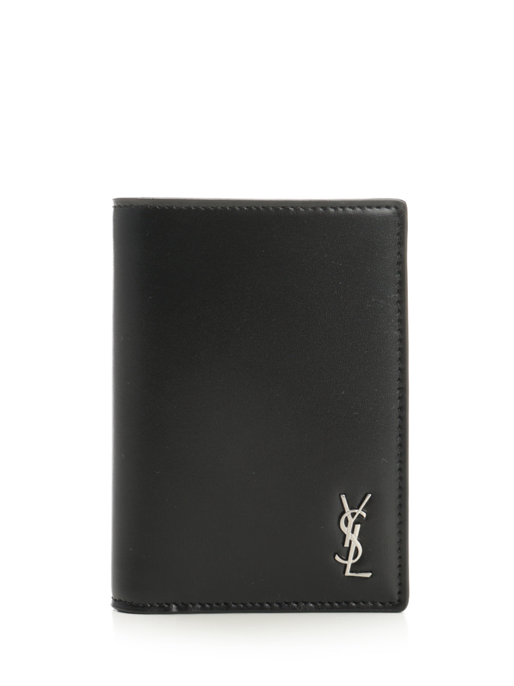 Saint Laurent Tiny Cassandre Wallets - Black | b63f6c64bc1a66395d392cf1825ba8191e2e6dec