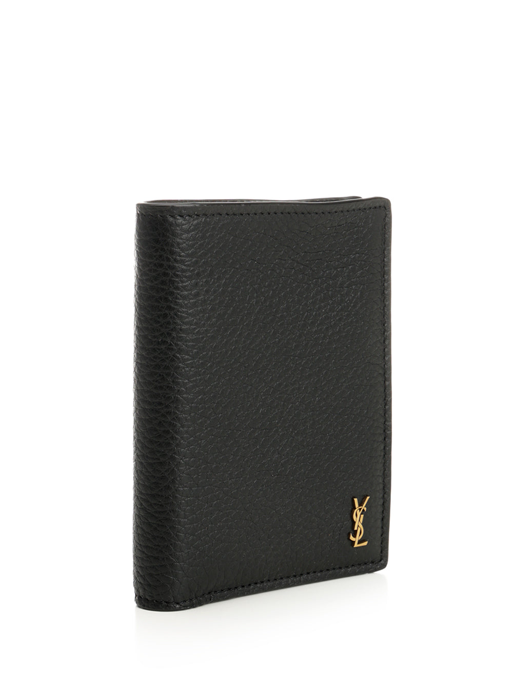 Saint Laurent Tiny Cassandre Wallets - Black | e82818774cc338241ab0be15080bd0a656cea5fd