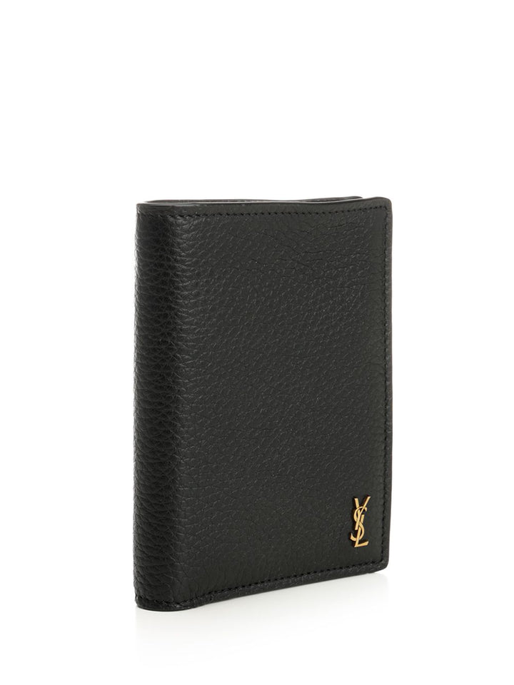 Saint Laurent Tiny Cassandre Wallets - Black | 8048180ee3096b38364d69e1a16f5551a5021027