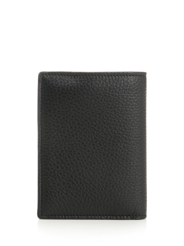 Saint Laurent Tiny Cassandre Wallets - Black | 8f1ffa87ae71bc91677cf6f4f88b9c742165f4f4