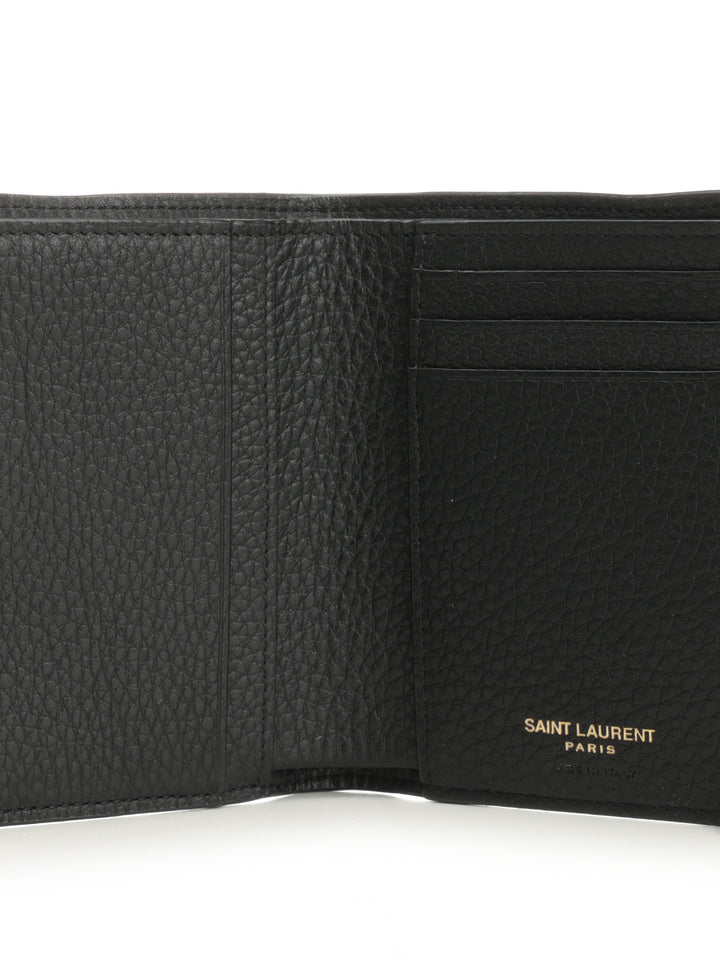 Saint Laurent Tiny Cassandre Wallets - Black | 82bff9d5cccdea4b9cc102c4b340f0e97eb1671f
