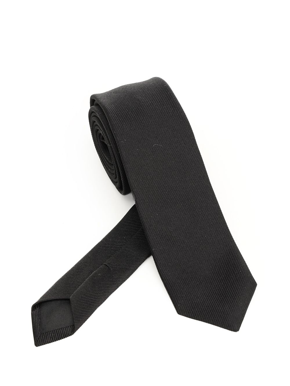 Saint Laurent Skinny Evening Tie Ties And Bow Ties - Black | b1cc7c5217f48913779ea1985005f6abcd016352