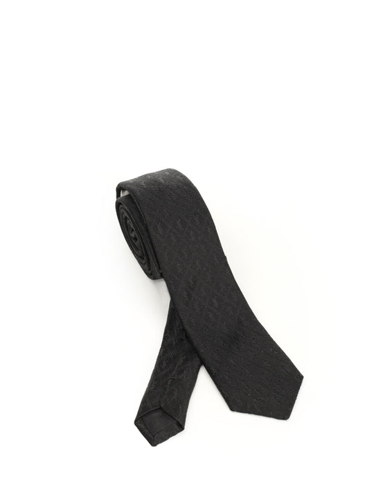 Monogram Tie Ties And Bow Ties Black