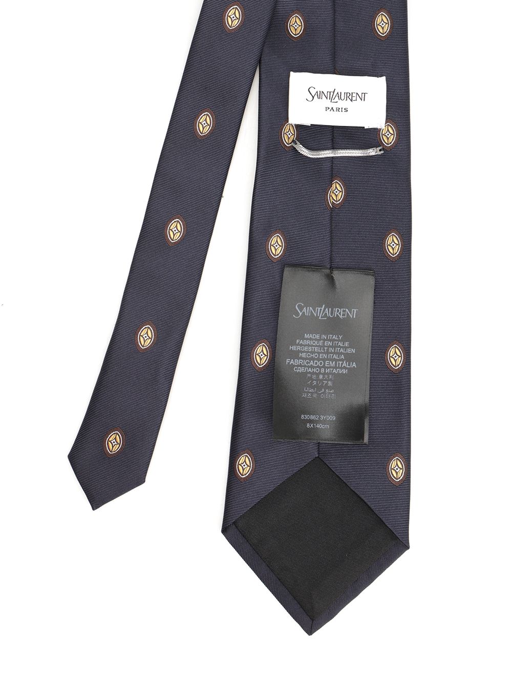 Saint Laurent Wide Tie Ties And Bow Ties - Blue | 750d5bfd1e791a87a1185375a77a24a899d92fac