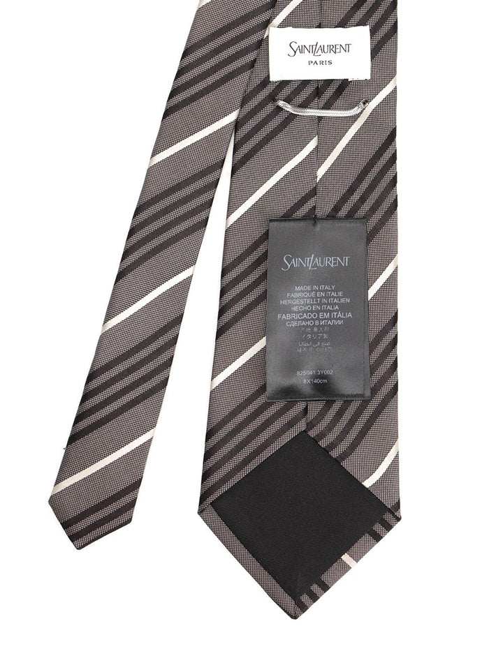 Saint Laurent Wide Tie Ties And Bow Ties - Beige | 8d1078f7cc432804c0758fff0d4aa9872523ee44