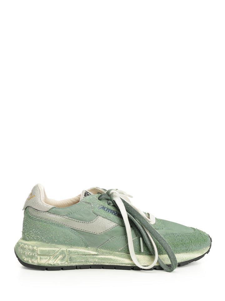 Autry  Reelwind Super Vintage Sneakers - Green | a6186b6a4fee54948aa83b0fa6390749da7c14f9