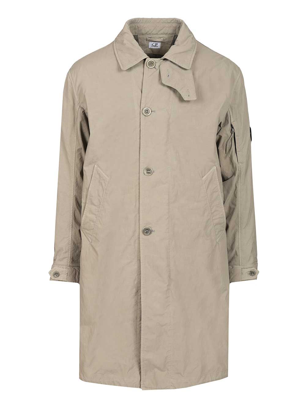 C.P. Company Padded Coat Jackets - Grey | 5e968c55e3dcf1231c562acaf5ba3ca6947b4a56