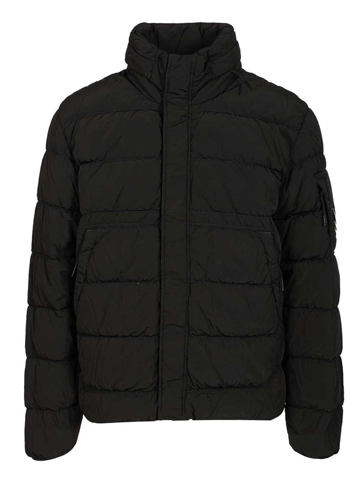 C.P. Company Down Jacket In Chrome-R Jackets - Black | 3a8ae472f32b241a9c7b26d24280a6d25b63ac9e