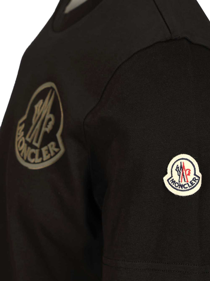 Moncler Cotton T-Shirt - Black | 20887a823831061617315f819ba85bc59845fae6