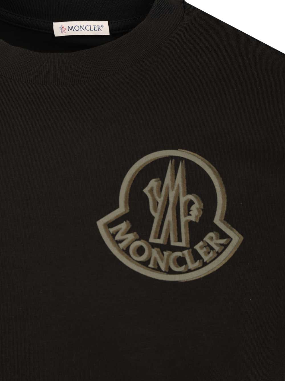 Moncler Cotton T-Shirt - Black | 604a2ccb9b91c46c27fa64c0fe708f0fdef9ea8f