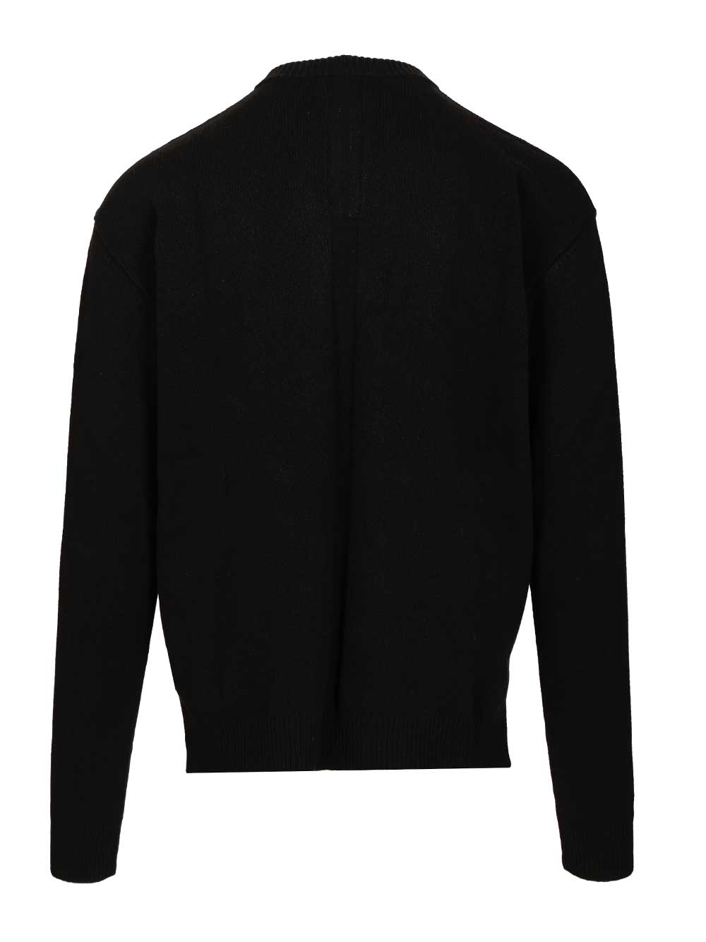 Rick Owens Cashmere Crew Neck Sweater Knitwear - Black | c53c73bde5a11a83e6b5021c47bcea4b16fe3116