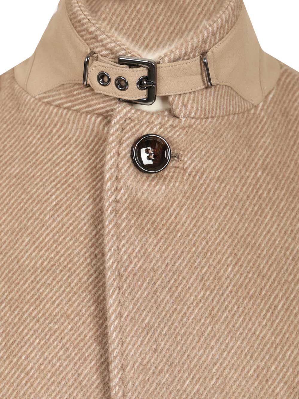 Al Duca D'Aosta Natté Coat Coats - Beige | 6800d5e2bd1bf74928540a8835fb12147b642382