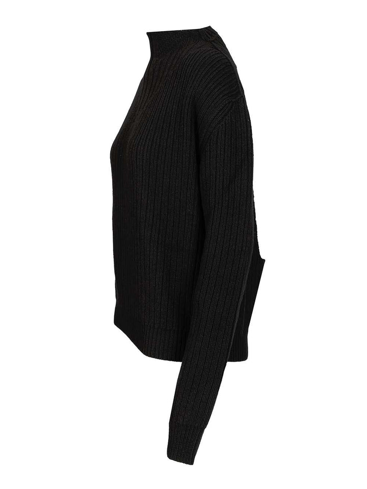 Rick Owens Wool Sweater Knitwear - Black | 083793153b749cba42710d5cd4f22d4ac609597f